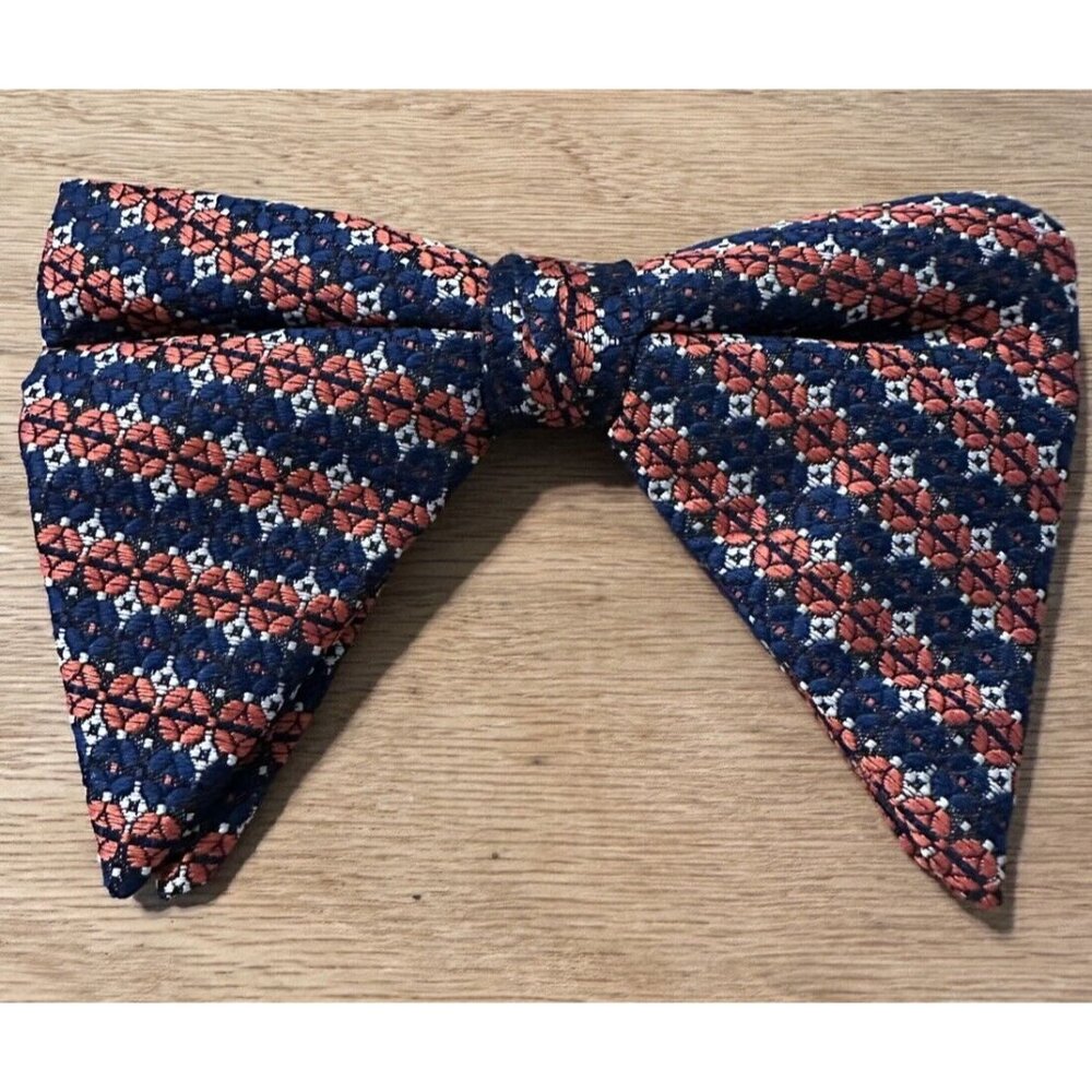 Royal Designer Men's Oversized Pointed Bow Tie Clip Wedding